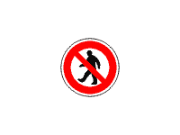 ZZS03 - Průchod pro pěší zakázán 