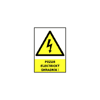 1999f - Pozor elektrický ohradník !
